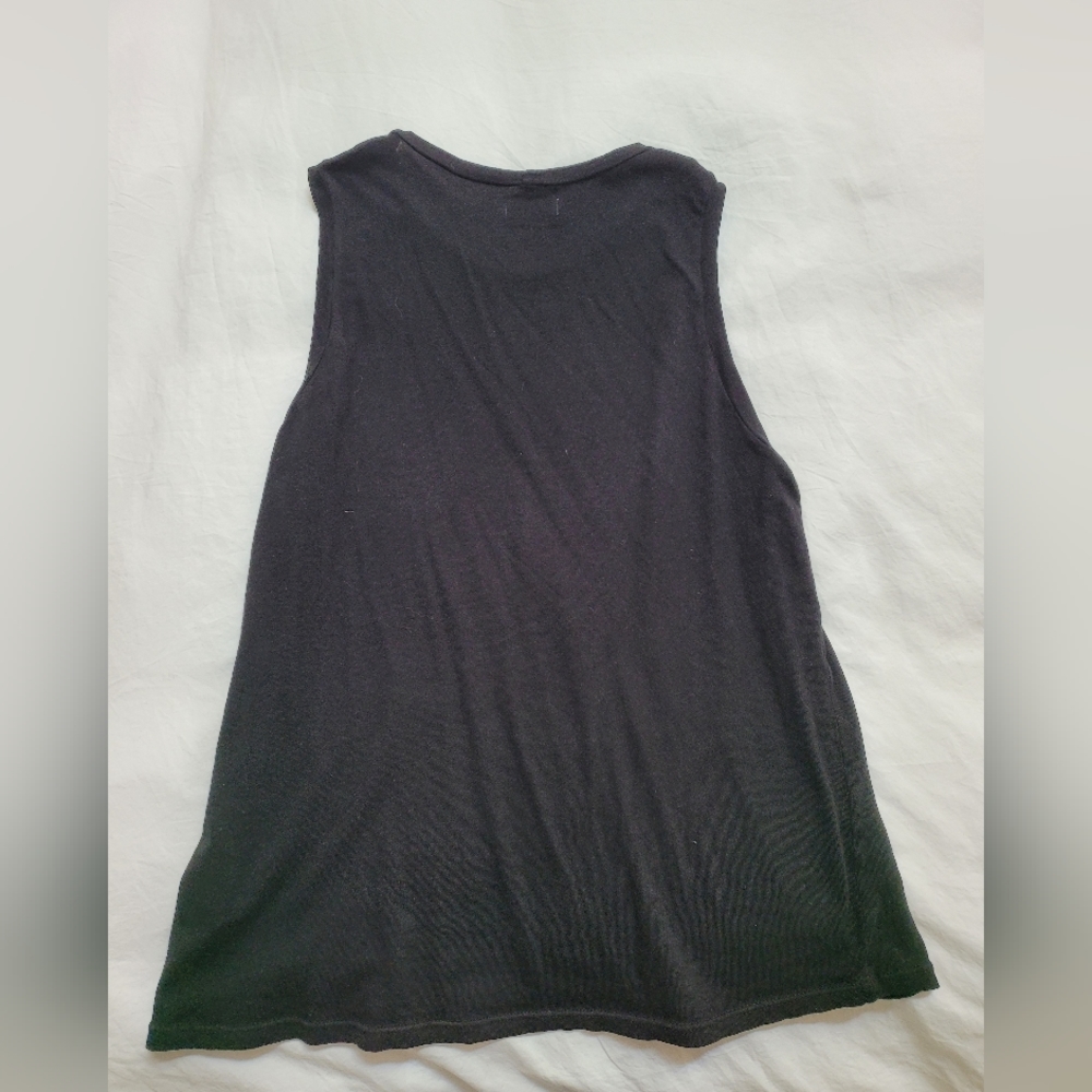COPY - Lauren Moshi Hearts Black Tank Top Large - Picture 2 of 5